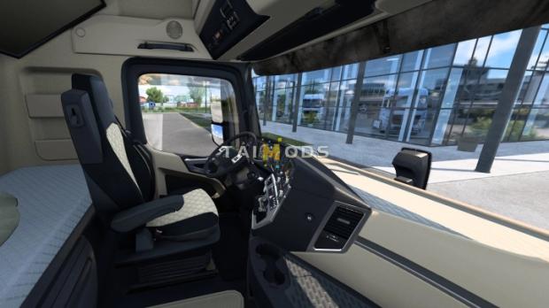 ETS2 - Actros Plus: New Actros MP4 Cabin Overhaul v1.1 (1.44.x) ETS2 - Actros Plus: New Actros MP4 Cabin Overhaul v1.1 (1.44.x)