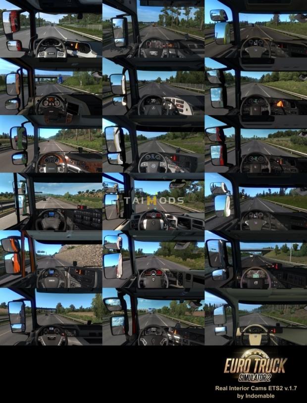 ETS2 - Real Interior Cams V1.7 (1.43.x) (1.43.x) ETS2 - Real Interior Cams V1.7 (1.43.x) (1.43.x)