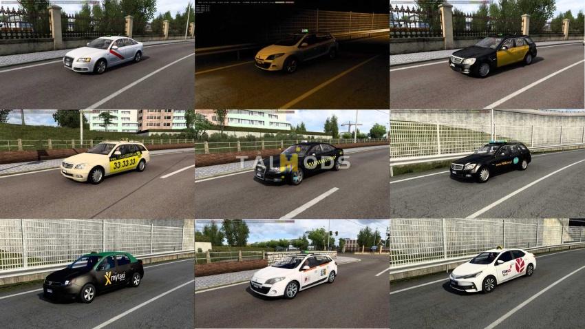 ETS2 - Taxi Traffic Pack V3.5.10 (1.57.x) ETS2 - Taxi Traffic Pack V3.5.10 (1.57.x)