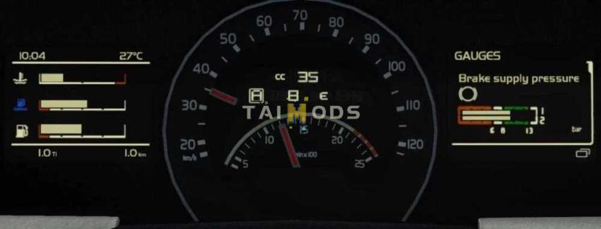 ETS2 - Volvo FH 2012 Realistic Dashboard Computer V1.56 (1.56.x) ETS2 - Volvo FH 2012 Realistic Dashboard Computer V1.56 (1.56.x)