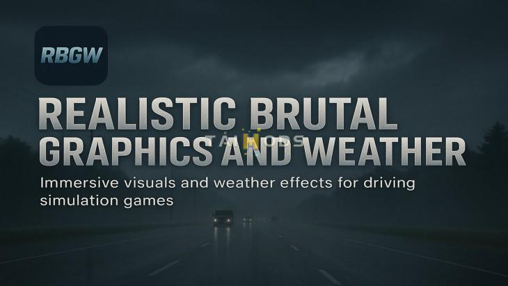 ETS2 - Realistic Brutal Graphics And Weather V12.2 (1.56.x) ETS2 - Realistic Brutal Graphics And Weather V12.2 (1.56.x)