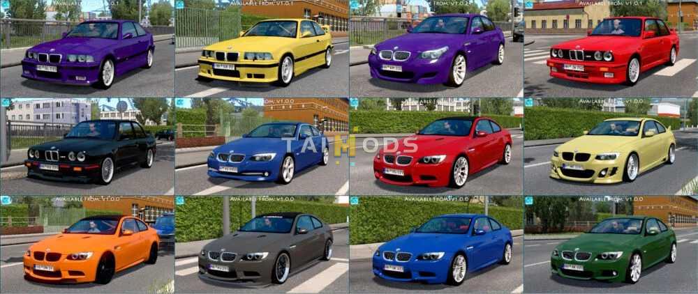 ETS2 - BMW Traffic Pack V1.56 (1.56.x) ETS2 - BMW Traffic Pack V1.56 (1.56.x)
