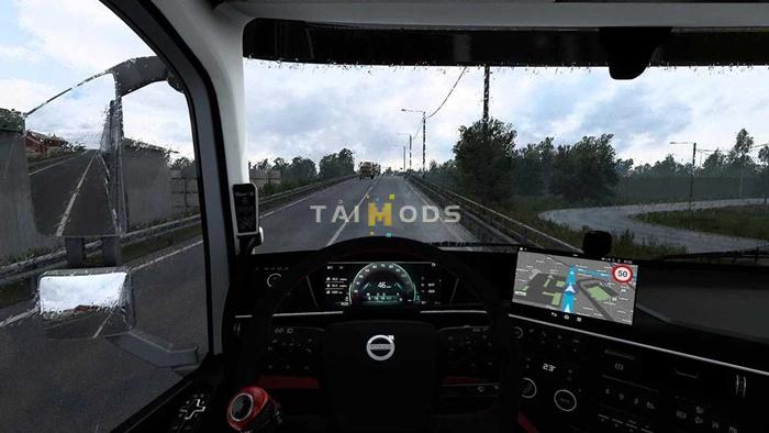ETS2 - Realistic Rain V5.0.2 (1.55.x) ETS2 - Realistic Rain V5.0.2 (1.55.x)