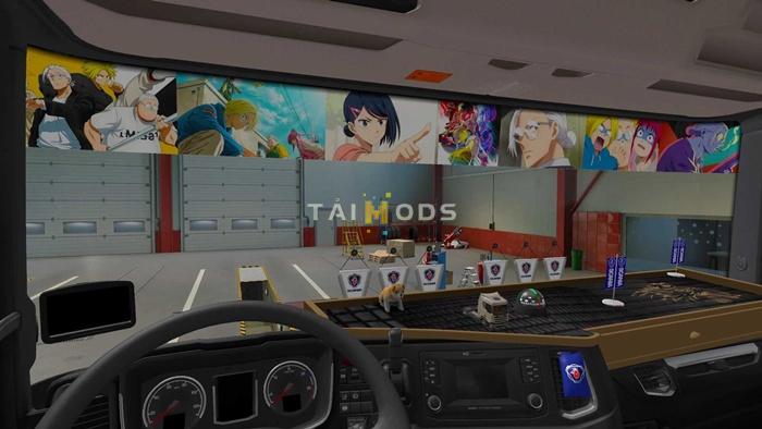 ETS2 - Sakamoto Days Scania Window Sticker Pack V1.0 (1.55.x) ETS2 - Sakamoto Days Scania Window Sticker Pack V1.0 (1.55.x)