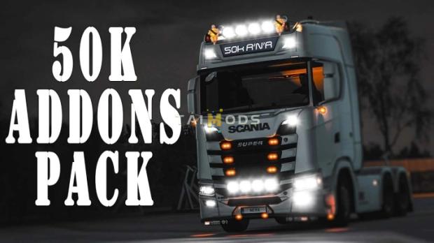 ETS2 - 50K Addons Pack V1.52 (1.52.x) ETS2 - 50K Addons Pack V1.52 (1.52.x)