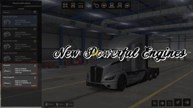ETS2 - New Powerful Engines V1.2 (1.50.x) ETS2 - New Powerful Engines V1.2 (1.50.x)