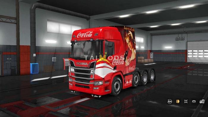 ETS2 – Coca Cola Skin for Scania R & S V1.0 (1.55.x) ETS2 – Coca Cola Skin for Scania R & S V1.0 (1.55.x)