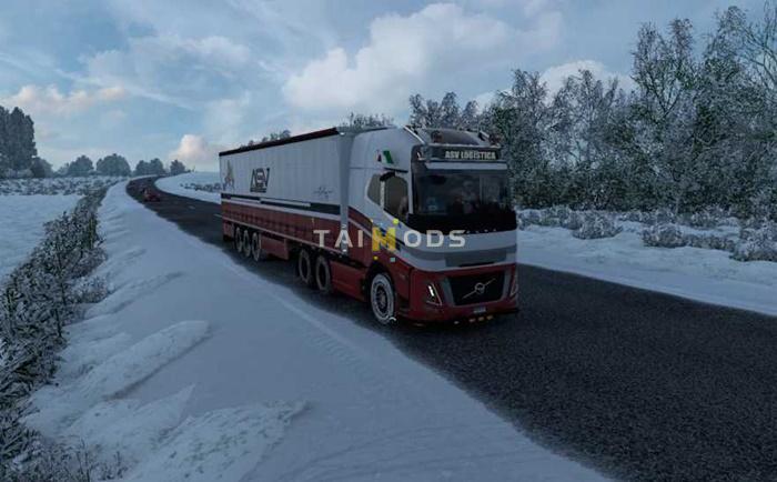 ETS2 - Skin for Trailer ASV Logistica V1.0 (1.53.x) ETS2 - Skin for Trailer ASV Logistica V1.0 (1.53.x)