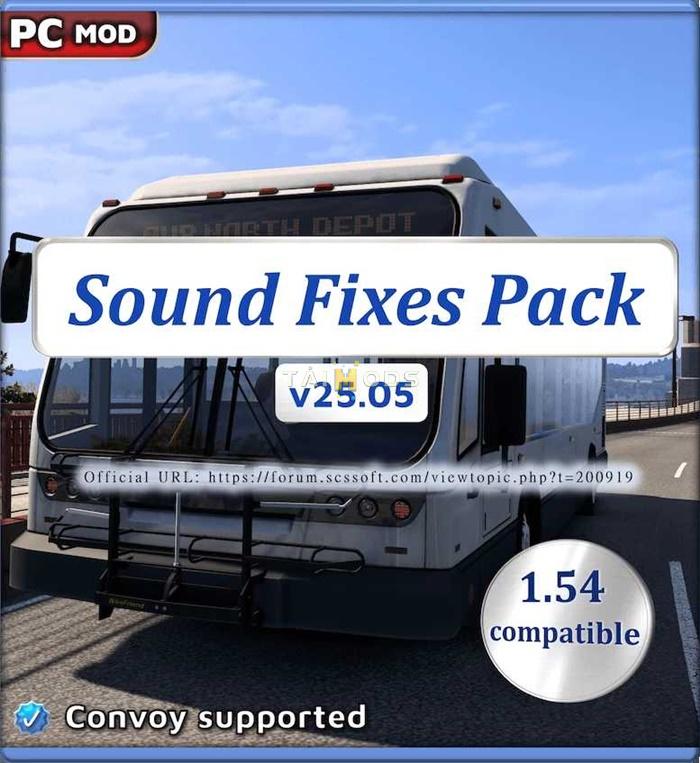 ETS2 - Sound Fixes Pack V25.05 (1.54.x) ETS2 - Sound Fixes Pack V25.05 (1.54.x)