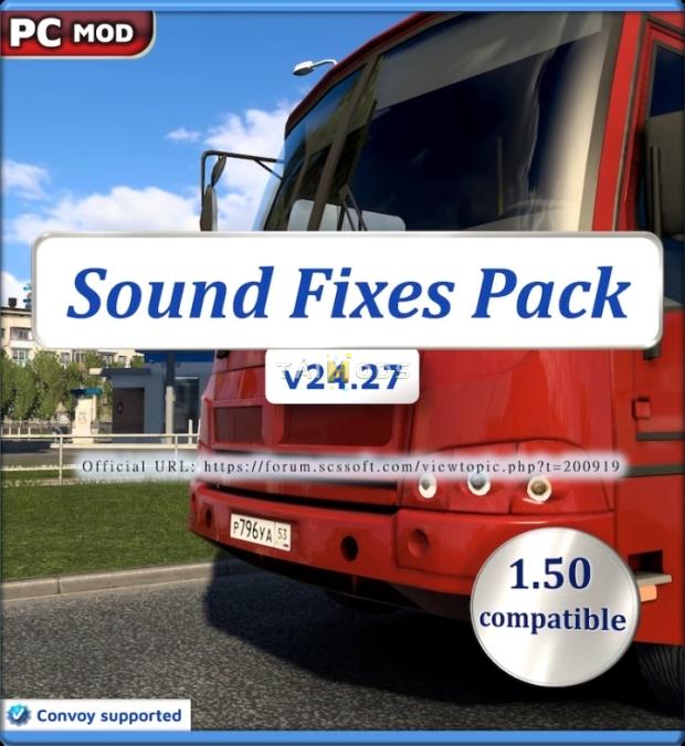 ETS2 - Sound Fixes Pack V24.27 (1.50.x) ETS2 - Sound Fixes Pack V24.27 (1.50.x)