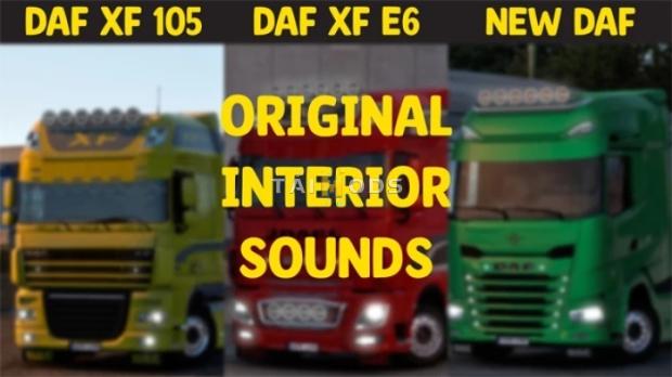 ETS2 - Paccar MX 13 for DAF XF105, DAF E6 and DAF 2021 (Original Interior Sounds) V3.2 (1.49.x) ETS2 - Paccar MX 13 for DAF XF105, DAF E6 and DAF 2021 (Original Interior Sounds) V3.2 (1.49.x)
