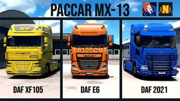 ETS2 - DAF Paccar MX-13 Sound V2.5.1 (1.47.x) ETS2 - DAF Paccar MX-13 Sound V2.5.1 (1.47.x)