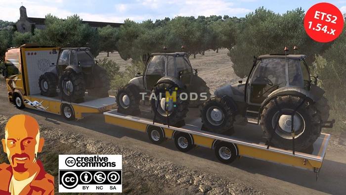 ETS2 - Lupal BDF Flatbed Trailer V5.0 (1.54.x) ETS2 - Lupal BDF Flatbed Trailer V5.0 (1.54.x)