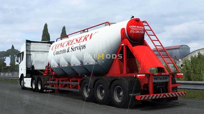 ETS2 - Metalesp Silo 3Eixos 35m3 V1.0 (1.53.x) ETS2 - Metalesp Silo 3Eixos 35m3 V1.0 (1.53.x)