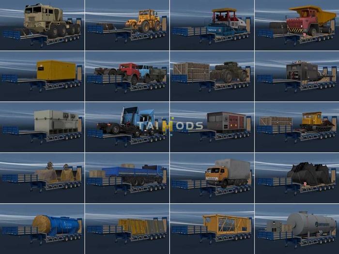 ETS2 - SCS Lowbed Trailer Cargo V1.4.5 (1.53.x) ETS2 - SCS Lowbed Trailer Cargo V1.4.5 (1.53.x)