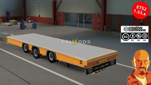ETS2 - BDF Flatbed Trailer Lupal V4.0 (1.53.x) ETS2 - BDF Flatbed Trailer Lupal V4.0 (1.53.x)