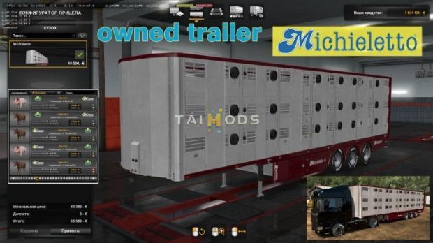 ETS2 - Ownable Livestock Trailer Michieletto V1.0.15 (1.51.x) ETS2 - Ownable Livestock Trailer Michieletto V1.0.15 (1.51.x)