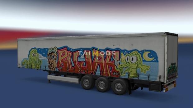 ETS2 - Graffited Trailers Pack (1.50.x) ETS2 - Graffited Trailers Pack (1.50.x)