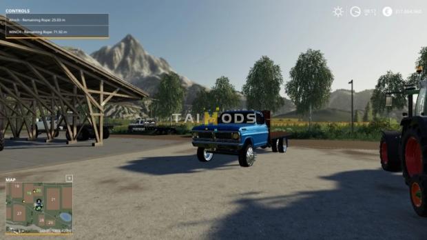 FS19 - 1970 Ford F350 Flatbed V1.0 (1.7) FS19 - 1970 Ford F350 Flatbed V1.0 (1.7)