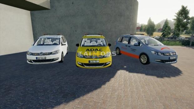 FS19 - Volkswagen Sharan 2016 Abschleppdienst V1.0 (1.7) FS19 - Volkswagen Sharan 2016 Abschleppdienst V1.0 (1.7)