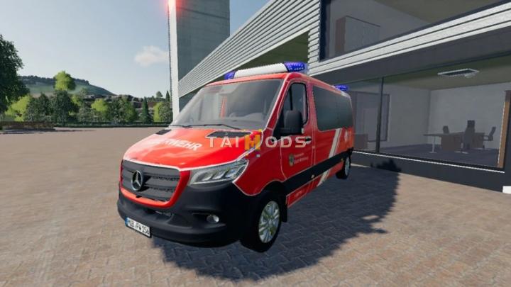 FS19 - Mercedes Sprinter L2 H1 SAFJ V1.0 (1.7) FS19 - Mercedes Sprinter L2 H1 SAFJ V1.0 (1.7)