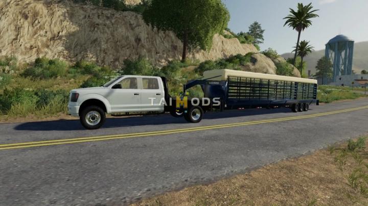 FS19 - Ford F350 Flatbed V1.0 (1.7) FS19 - Ford F350 Flatbed V1.0 (1.7)
