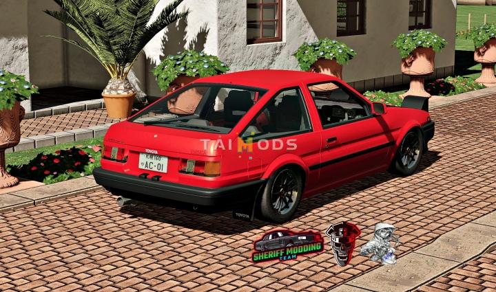 FS19 - Toyota AE86 Trueno V1.0 (1.7) FS19 - Toyota AE86 Trueno V1.0 (1.7)