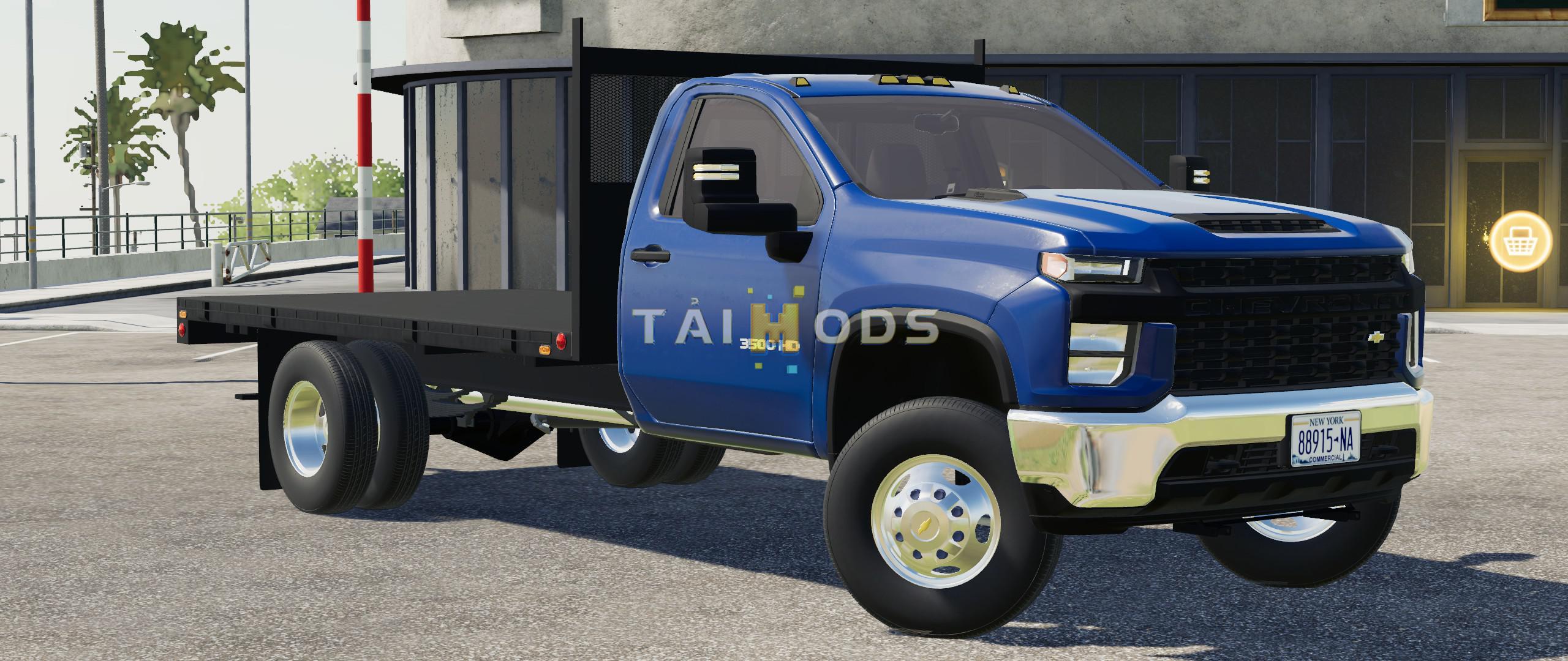FS19 - 2020 Chevy 3500HD Single Cab Flatbed Truck V1.0 (1.7) FS19 - 2020 Chevy 3500HD Single Cab Flatbed Truck V1.0 (1.7)
