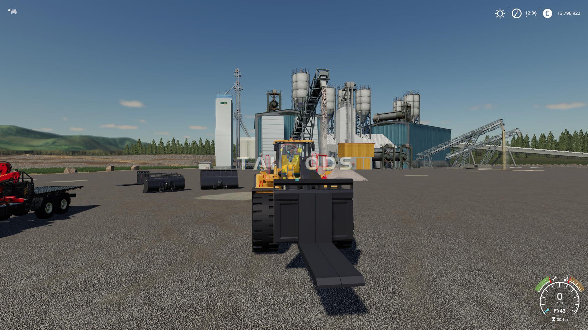 FS19 - Volvo L-350H Mining Loader + New Tools V1.1 (1.7) FS19 - Volvo L-350H Mining Loader + New Tools V1.1 (1.7)