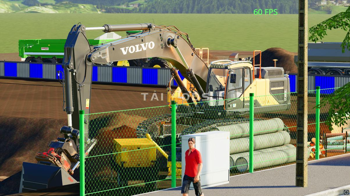 FS19 - Volvo EC 380 with Much Extra Lights V1.0 (1.7) FS19 - Volvo EC 380 with Much Extra Lights V1.0 (1.7)