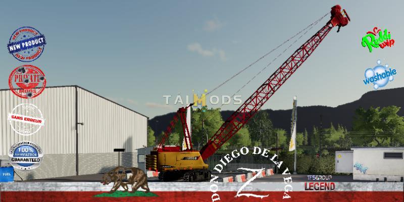 FS19 - Sany SY35U Kran V1.5 (1.6) FS19 - Sany SY35U Kran V1.5 (1.6)