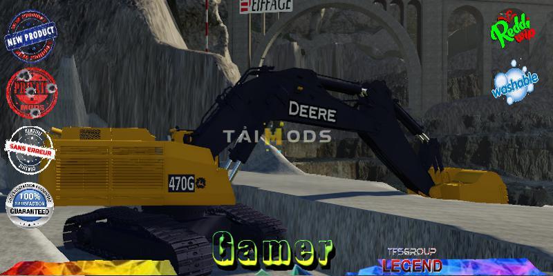 FS19 - Deere 470G Excavator V1.5 (1.6) FS19 - Deere 470G Excavator V1.5 (1.6)