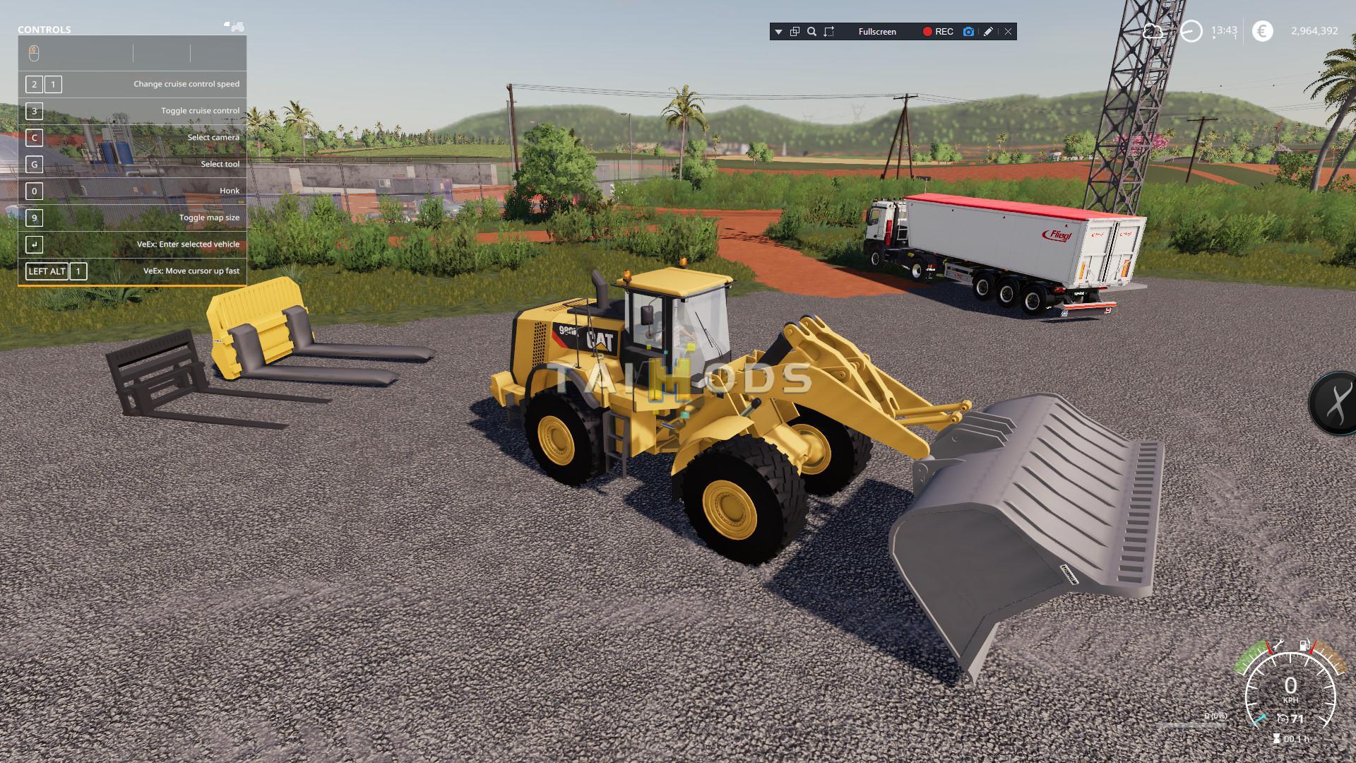 FS19 - Coal Shovel for 980K Cat Loader V1.0 (1.5) FS19 - Coal Shovel for 980K Cat Loader V1.0 (1.5)