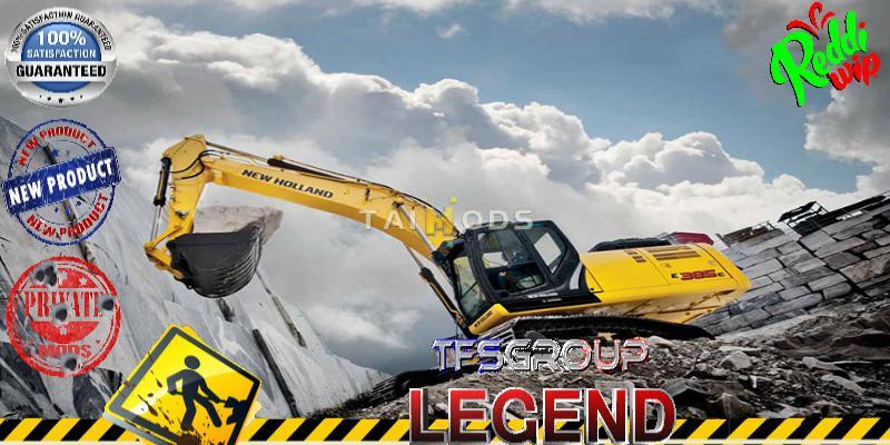 FS19 - New Holland E385 Excavator V1.5 (1.5) FS19 - New Holland E385 Excavator V1.5 (1.5)