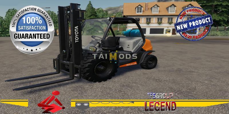 FS19 - GPL Toyota Forklift V1.5 (1.5) FS19 - GPL Toyota Forklift V1.5 (1.5)