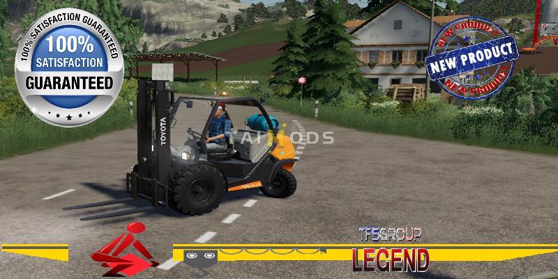 FS19 - GPL Toyota Forklift V1.5 (1.5) FS19 - GPL Toyota Forklift V1.5 (1.5)