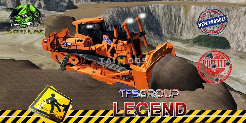 FS19 - Bulldozer Hitachi 900 V1.5 (1.5) FS19 - Bulldozer Hitachi 900 V1.5 (1.5)