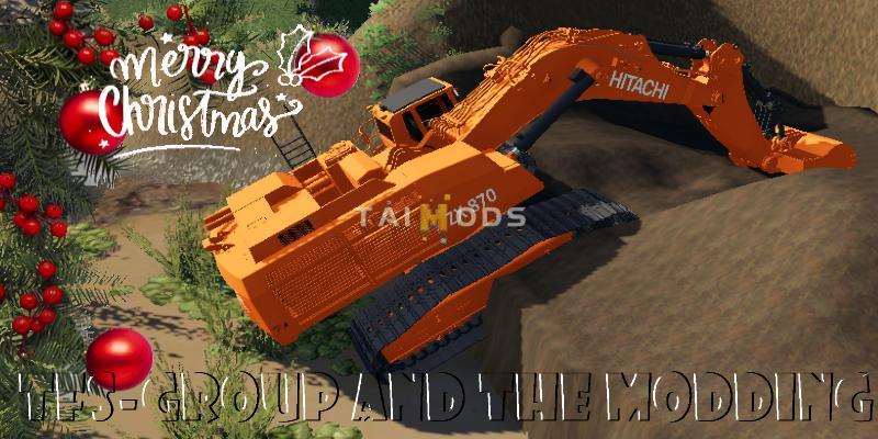 FS19 - Hitachi ZX870 Excavator V1.5 (1.5) FS19 - Hitachi ZX870 Excavator V1.5 (1.5)