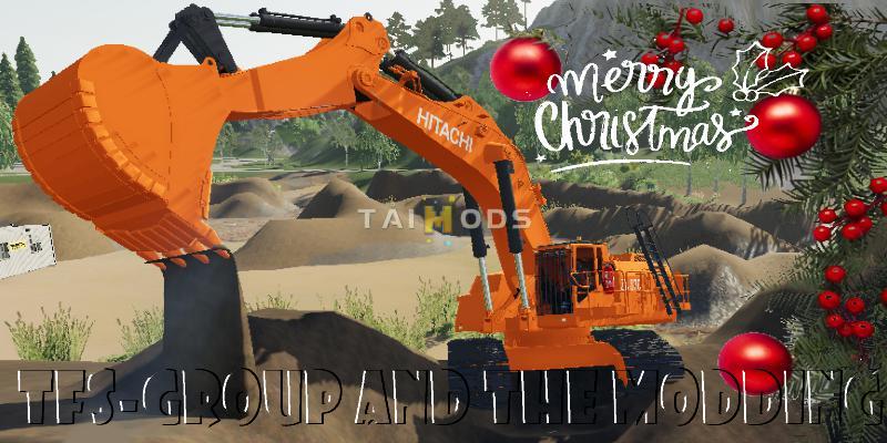 FS19 - Hitachi ZX870 Excavator V1.5 (1.5) FS19 - Hitachi ZX870 Excavator V1.5 (1.5)