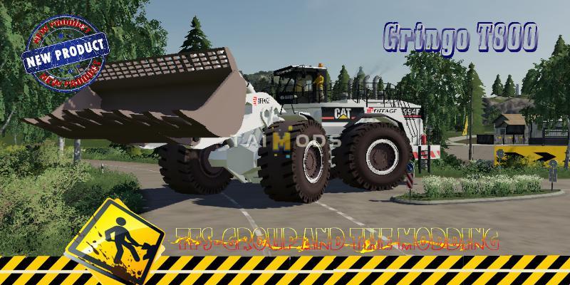 FS19 - Wheel Loader Cat 994 Eiffage V1.5 (1.5) FS19 - Wheel Loader Cat 994 Eiffage V1.5 (1.5)