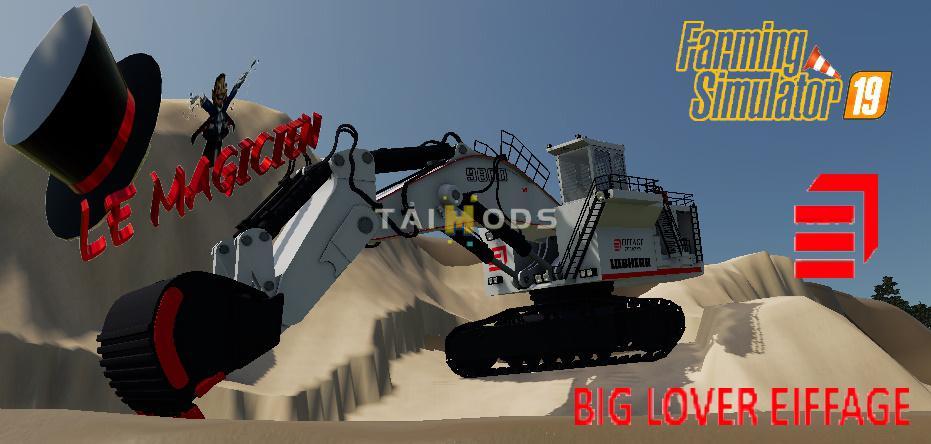 FS19 - Excavatrice 9800 Big Lover V1.2 (1.5) FS19 - Excavatrice 9800 Big Lover V1.2 (1.5)
