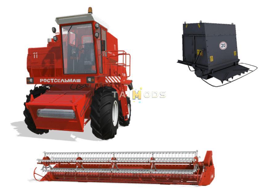 FS19 - Don 1500A Harvester V1.0 (1.7) FS19 - Don 1500A Harvester V1.0 (1.7)