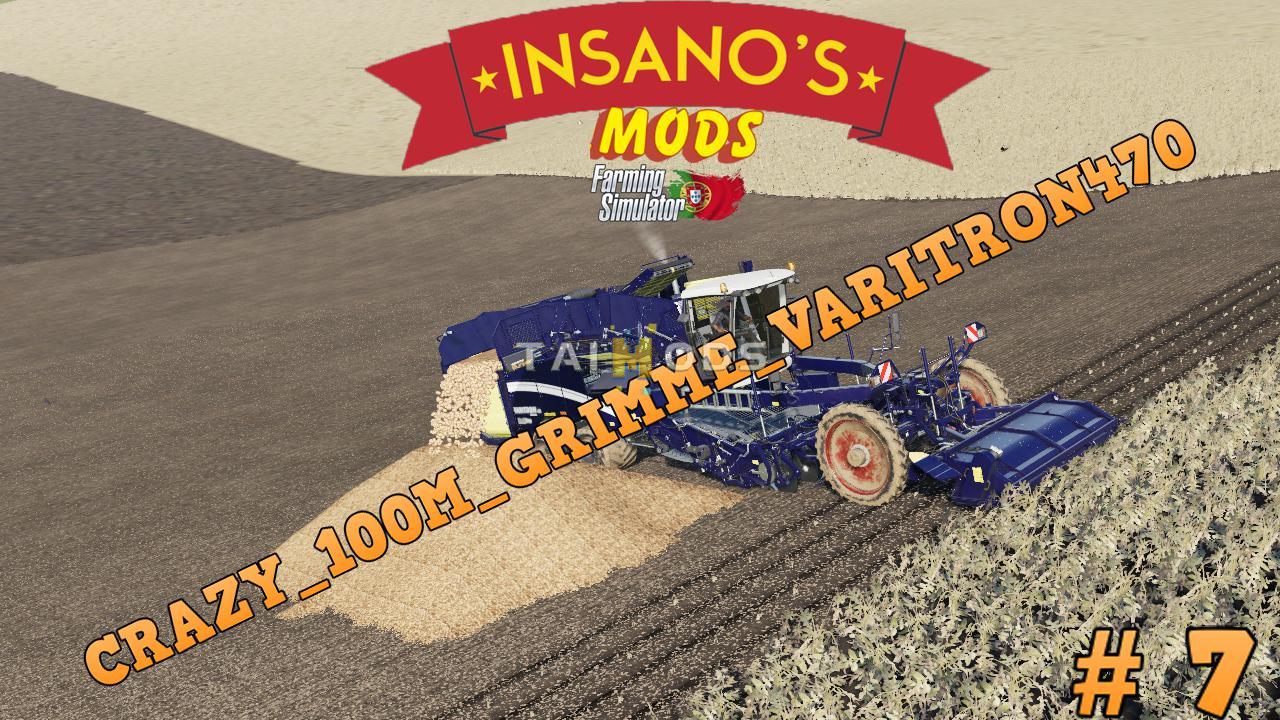 FS19 - Crazy 100M Grimme Varitron 470 Potato Harvester V1.0 (1.7) FS19 - Crazy 100M Grimme Varitron 470 Potato Harvester V1.0 (1.7)