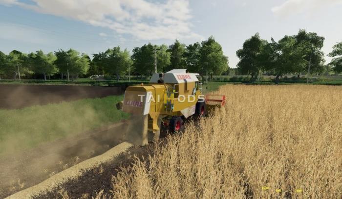 FS19 - Claas Dominator 106 Yellow Harvester V1.0 (1.7) FS19 - Claas Dominator 106 Yellow Harvester V1.0 (1.7)