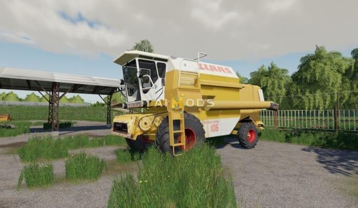 FS19 - Claas Dominator 106 Yellow Harvester V1.0 (1.7) FS19 - Claas Dominator 106 Yellow Harvester V1.0 (1.7)