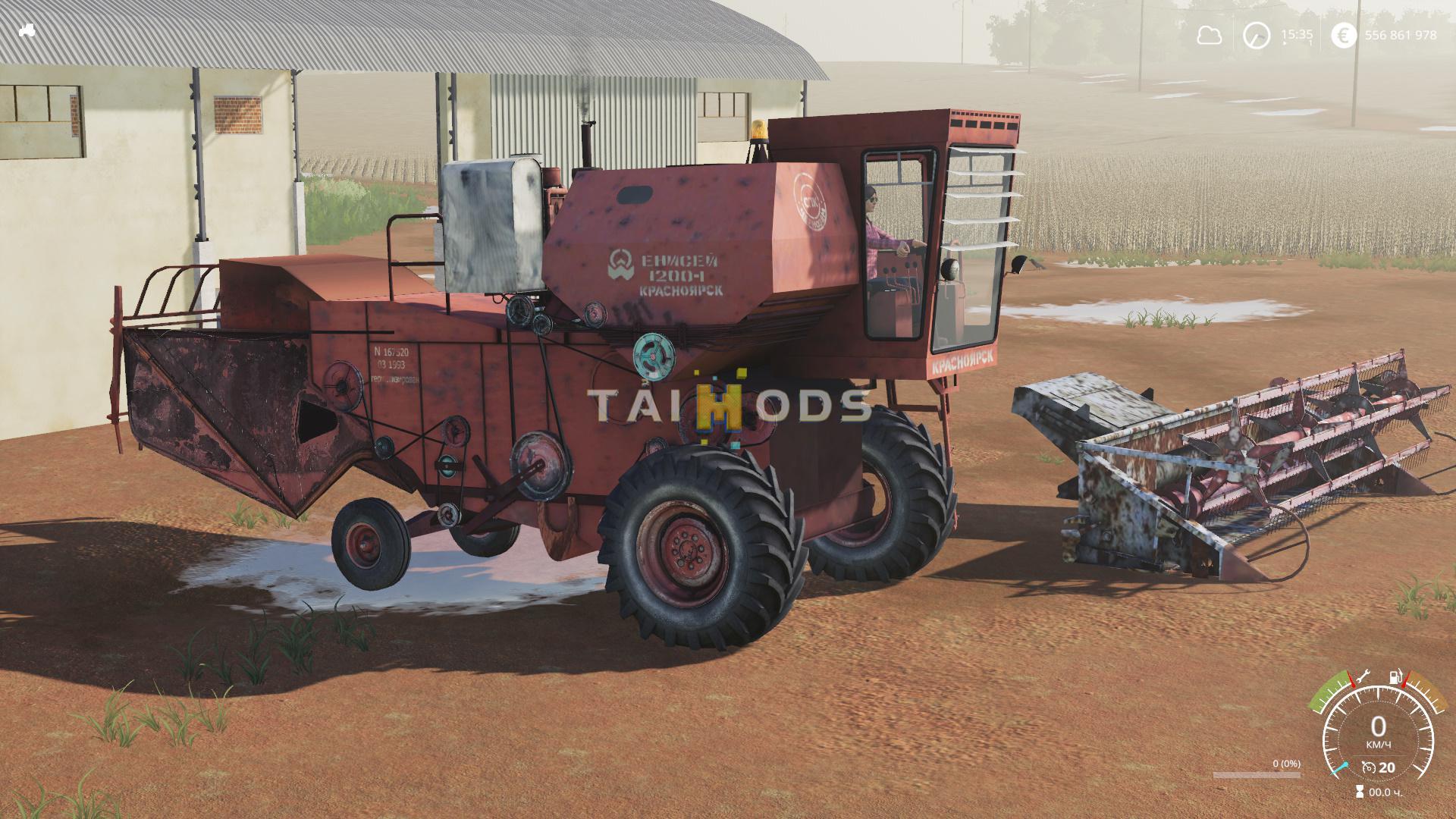 FS19 - Enisey 1200-1 Harvester V1.0 (1.6) FS19 - Enisey 1200-1 Harvester V1.0 (1.6)