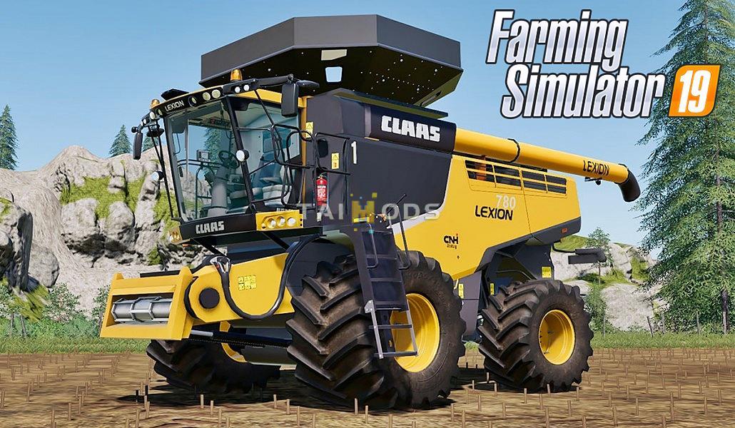 FS19 - Claas Lexion 780 US Harvester V1.0 (1.6) FS19 - Claas Lexion 780 US Harvester V1.0 (1.6)