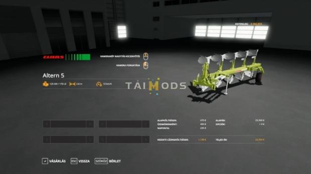 FS19 - Claas Altern Plow V1.0 (1.7) FS19 - Claas Altern Plow V1.0 (1.7)