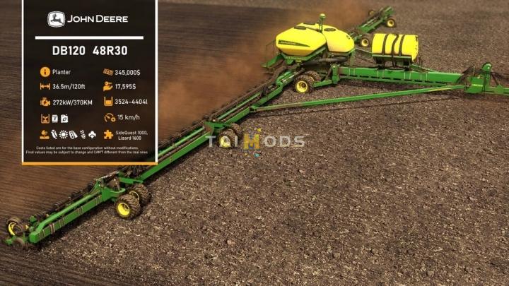 FS19 - John Deere DB120 V1.0 (1.7) FS19 - John Deere DB120 V1.0 (1.7)