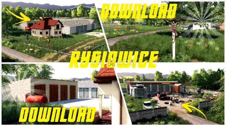 FS19 - Rysiowice Map V1.0 (1.7) FS19 - Rysiowice Map V1.0 (1.7)